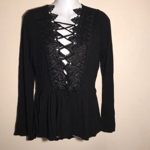 Venus Lace Up Front Top